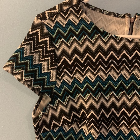 Fifth & Park chevron print dress - Picture 3 of 6